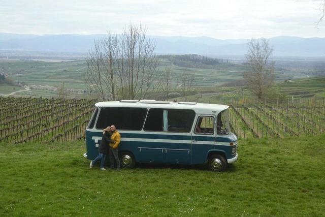 Uwe Merettig aus Breisach hat einen  Daimler-Kleinbus zum einmaligen Wohnmobil gemacht