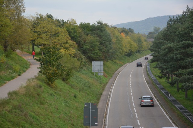 Abschnitt der zollfreien Bundesstraße zwischen Weil am Rhein und Lörrach | Foto: Hannes Lauber Abschnitt der zollfreien Bundesstraße zwischen Weil am Rhein und Lörrach | Foto: Hannes Lauber
