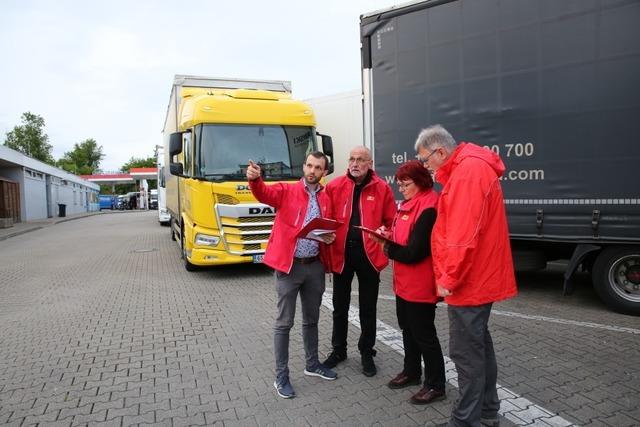 Baden-Württemberg kämpft mit Lkw-Parkplatznot an der A5