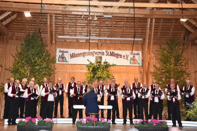 Männergesangvereins St. Märgen nimmt Besucher mit auf eine musikalische Reise
