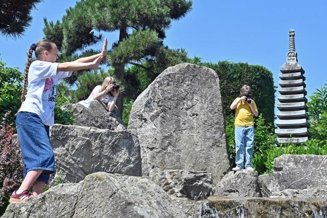Im Freiburger Seepark lernen Kinder, die Welt durch den Sucher zu betrachten