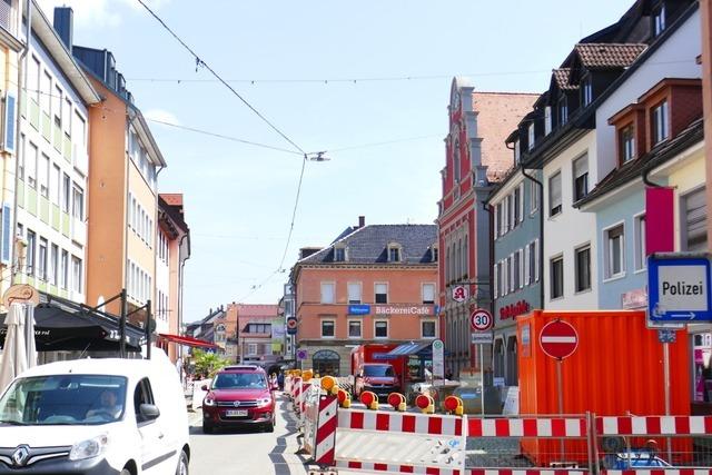 Bauarbeiten erreichen die Lange Straße – Autofahrer müssen Umweg fahren