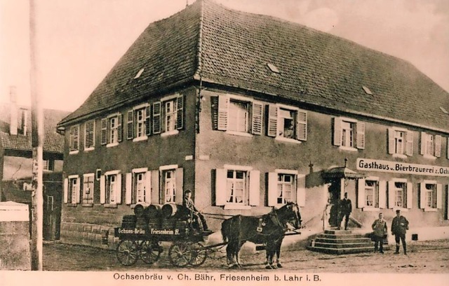 <BZ-FotoAnlauf>Wandel:</BZ-FotoAnlauf>...ofes stand frher das Brauereigebude.  | Foto: Repro: Ekkehard Klem
