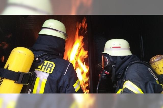 So übt die Ettenheimer Feuerwehr in einem Container den Ernstfall
