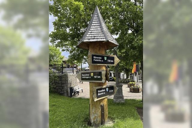 Bei den Begegnungen ist der Bär los