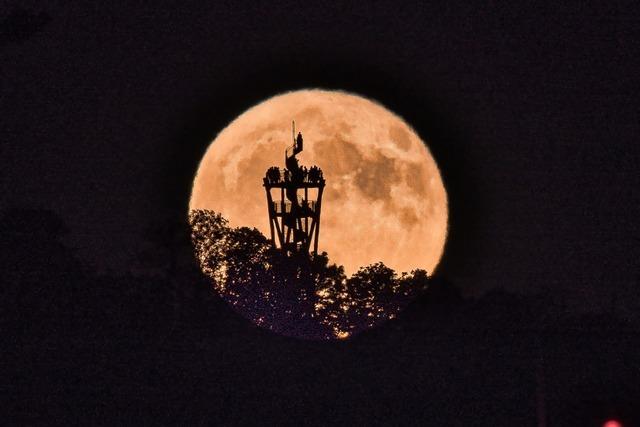 Leserfotos: So schön sah der Erdbeermond über Südbaden aus