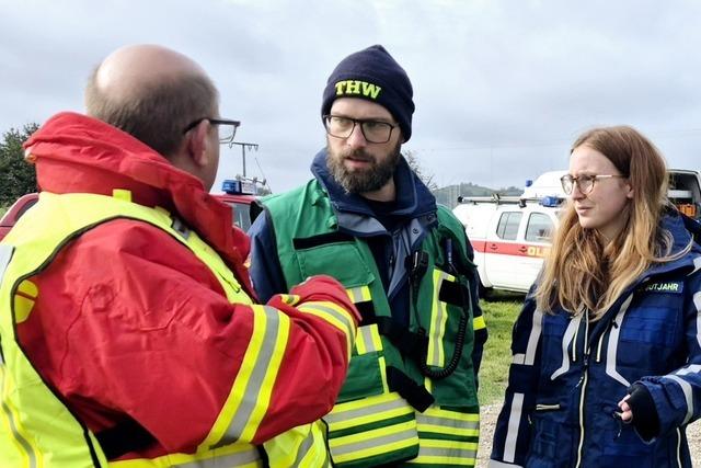 Fr seinen Einsatz ist Manuel Kappeler vom THW Emmendingen mit einer neuen Medaille ausgezeichnet worden