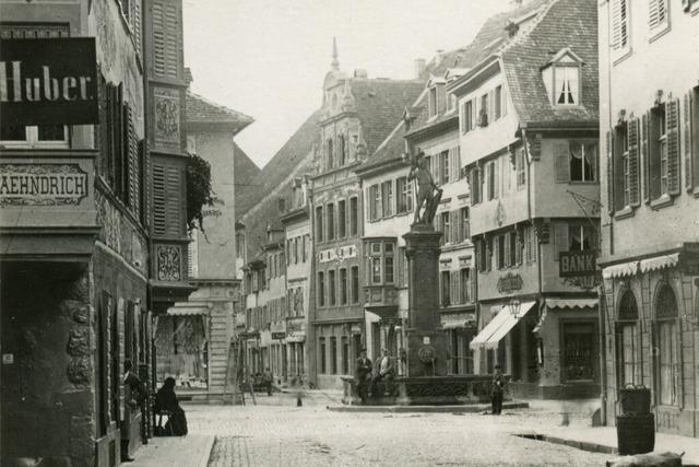 Freiburger Bertoldsbrunnen: Nach der Zerstrung kam der Reiter