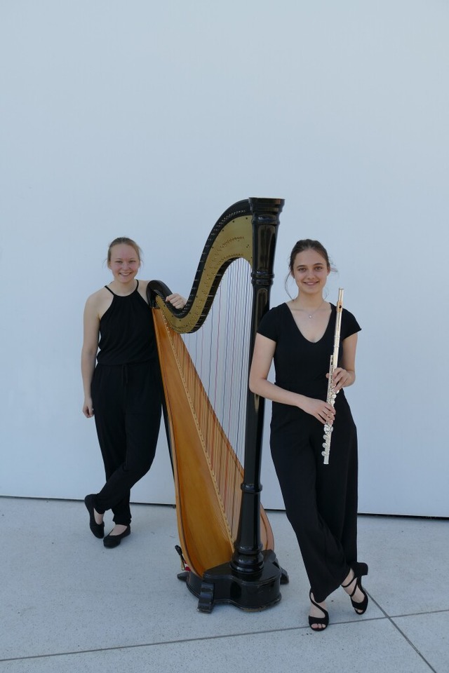 Das Harfenduo „Saite an Saite...pielt bei den Musikfreunden Ettenheim. | Foto: Harfenduo "Saite an Saite" Das Harfenduo „Saite an Saite...pielt bei den Musikfreunden Ettenheim. | Foto: Harfenduo "Saite an Saite"