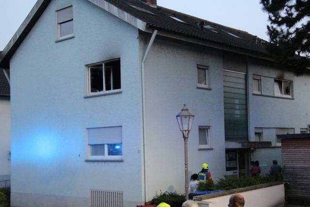Brand in Bötzinger Geflüchtetenunterkunft: Haus weiter unbewohnt, Ermittlungen laufen