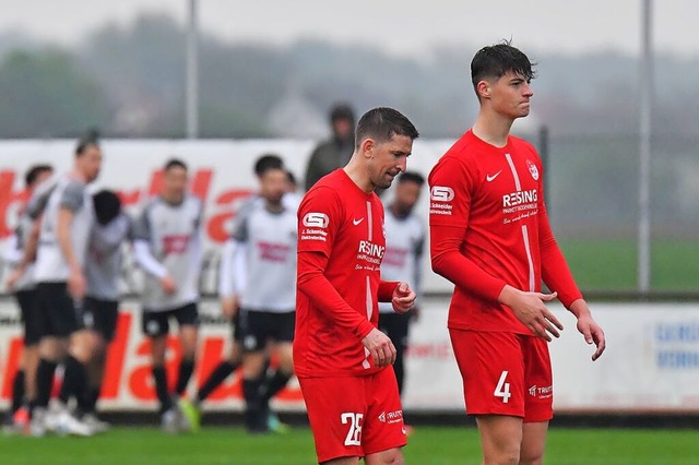 Die Offenburger Spieler (im Vordergru...atten zuletzt wenig Grund zum Jubeln. | Foto: Wolfgang Künstle Die Offenburger Spieler (im Vordergru...atten zuletzt wenig Grund zum Jubeln. | Foto: Wolfgang Künstle