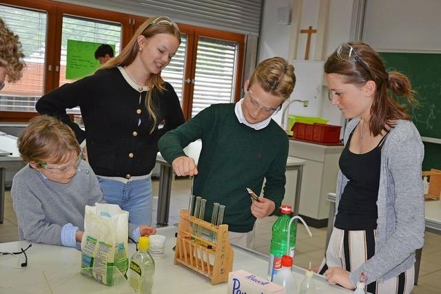 Samenverkauf, Bücherbasar und Duelle am Schachbrett am Kolleg in St. Blasien