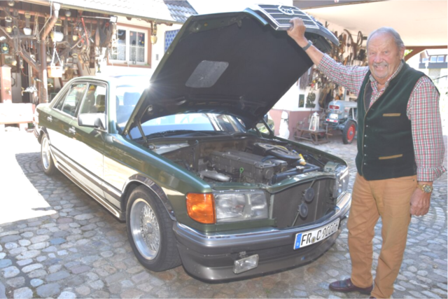 Oldtimer-Liebhaber Wilhelm Nübling aus Gundelfingen sagt: 