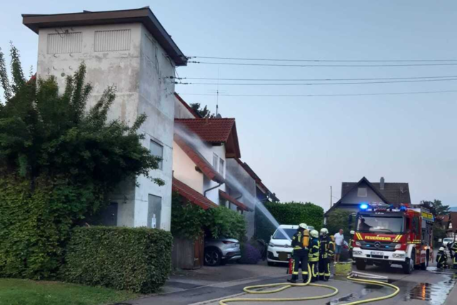 Stromausfall in Eichstetten, Vörstetten, Reute, Teningen, March - Feuerwehr im Einsatz