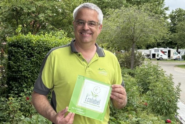 Als Anlage voll Umweltfreundlichkeit wird der Campingplatz Kirchzarten ausgezeichnet