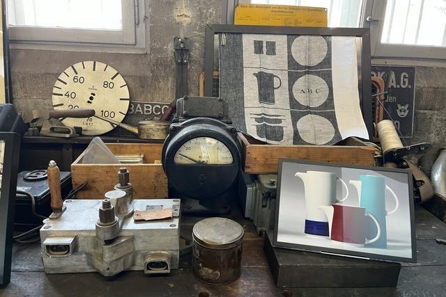 Führung durch die Weiler Ausstellung zum Designer Hans Theo Baumann
