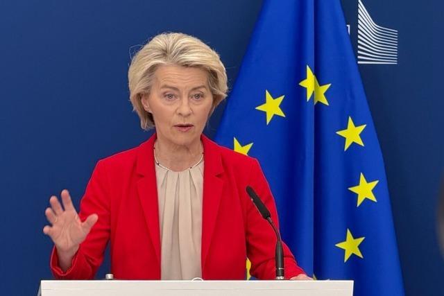 Newsblog: Von der Leyen ruft bei G7-Gipfel zu Russland-Sanktionen auf