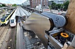 Fotos: So lief der Einbau der zweiten Rolltreppe am Freiburger Hauptbahnhof