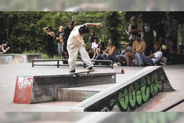 Die Skateboard Contest DJam findet im Dietenbachpark in Freiburg-Weingarten statt