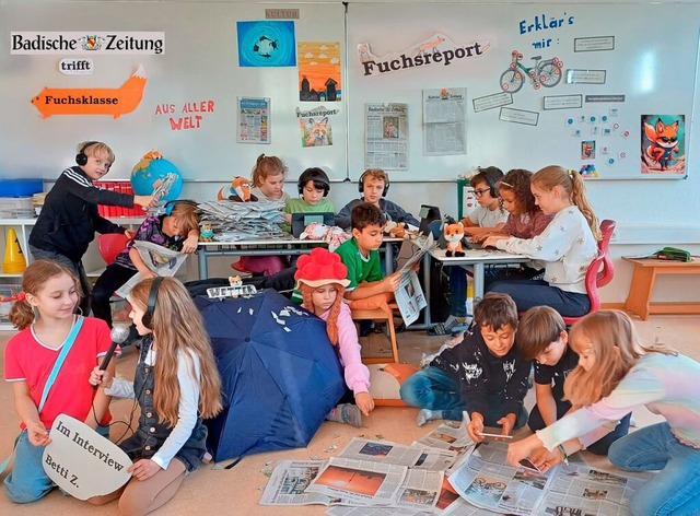Zisch-Projekt in der Klasse 4b der Sch...le Freiburg-St. Georgen im Herbst 2024  | Foto: privat
