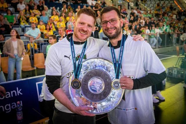 Ein Wiesentler wird Handball-Meister: Maximilian Rinderle ist Co-Trainer der Fchse Berlin
