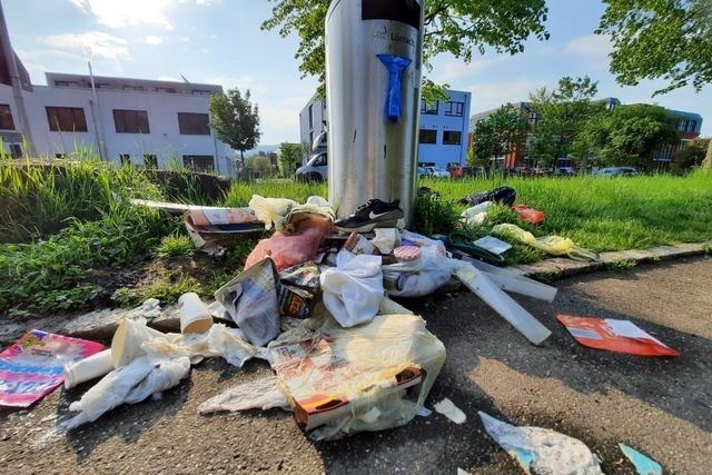 Wenn Mll herumliegt, ist das nicht die Schuld der Stadt Lrrach