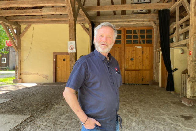 Mit 70 Jahren noch voll dabei: Walter Htti ist Vorstand des Ebneter Kultursommers