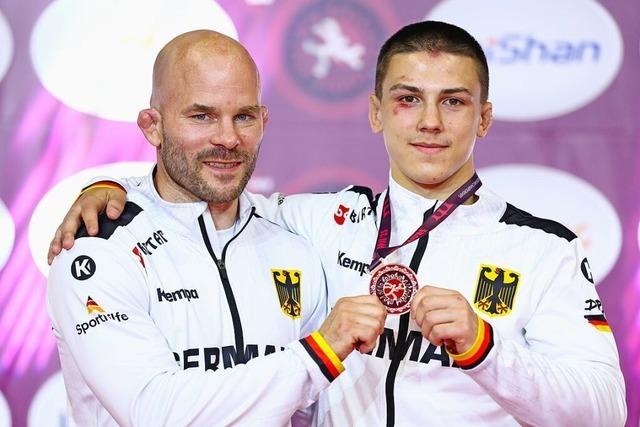 Erste EM und erste Medaille fr Dario Fischietti von der RKG Freiburg