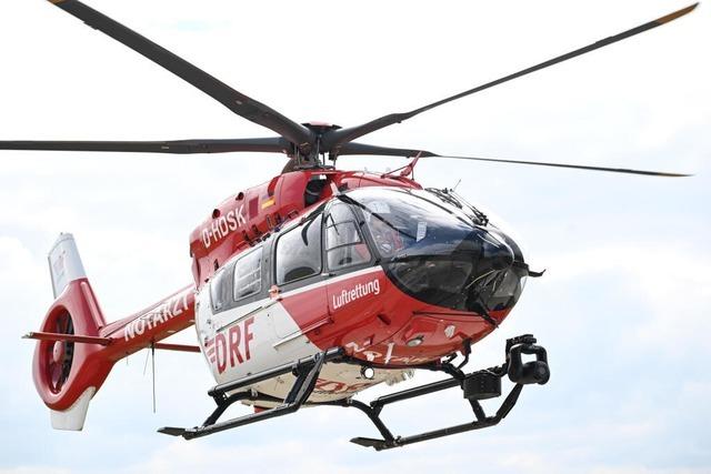 Motorradfahrer nach Unfall nahe Wutachmhle in Lebensgefahr