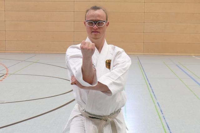 Der Waldkircher Karateka Marvin Nltge will es noch mal wissen