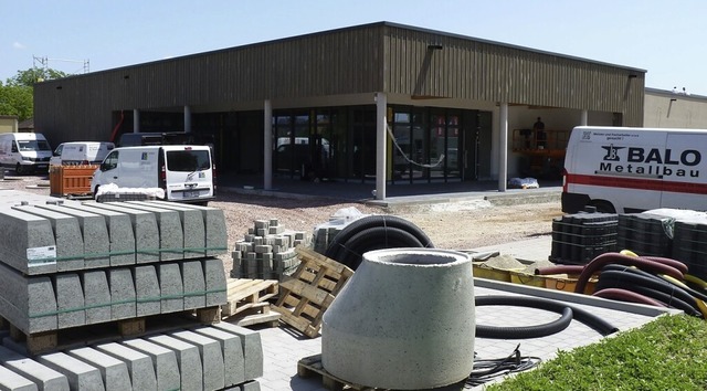 Der neue Ihringer Lebensmittelmarkt wird am 20. August eröffnet. | Foto: Dirk Sattelberger Der neue Ihringer Lebensmittelmarkt wird am 20. August eröffnet. | Foto: Dirk Sattelberger