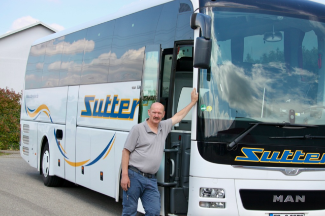 Vier Millionen Kilometer auf der Strae: Frank Schmoranzer aus Wittnau und sein Reisebus