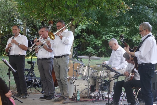 Jazz und Dixieland spielen die Turtle Ramblers am 21. August im Emilienpark. | Foto: Roswitha Frey Jazz und Dixieland spielen die Turtle Ramblers am 21. August im Emilienpark. | Foto: Roswitha Frey