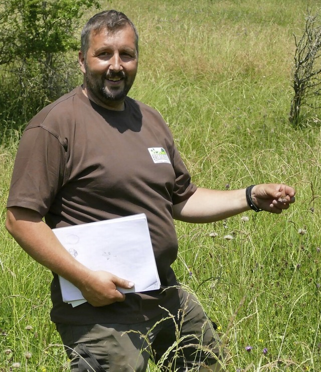 Landwirt und Biodiversittspdagoge Markus Binninger  | Foto: Steffen Schmidt