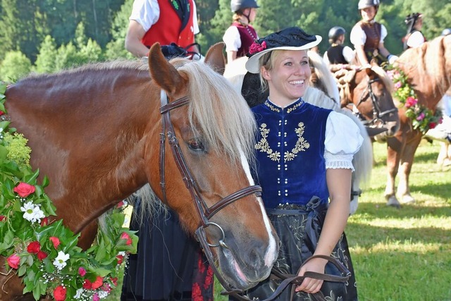 Die Gemeinde Lenzkirch veranstaltete d...nd Reiter und Tausenden von Besuchern.  | Foto: Thomas Biniossek