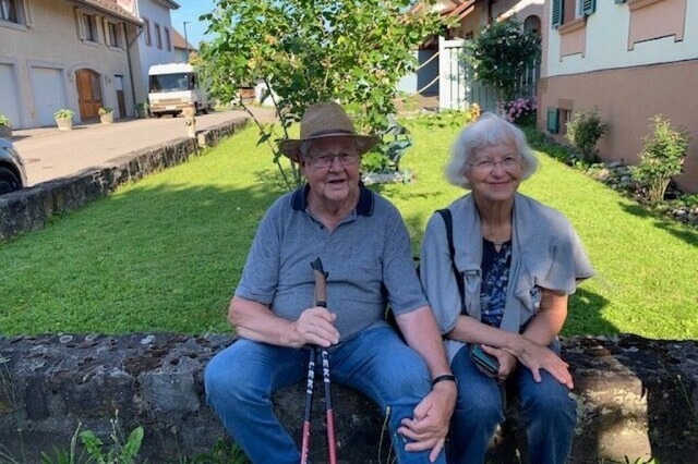Ein Päuschen in Ehren kann niemand verwehren. | Foto: Steffe (Schwarzwaldverein Kandern) Ein Päuschen in Ehren kann niemand verwehren. | Foto: Steffe (Schwarzwaldverein Kandern)