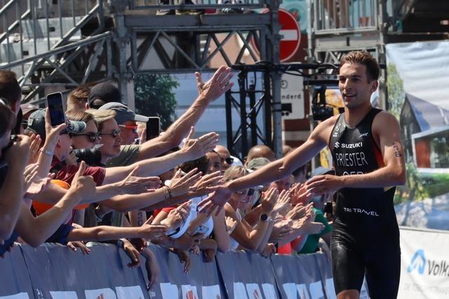 Triathlet Lasse Priester siegt auch im Europacup