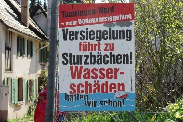 Tumringer drcken erneut ihren Protest gegen Baugebiet in Lrrach aus