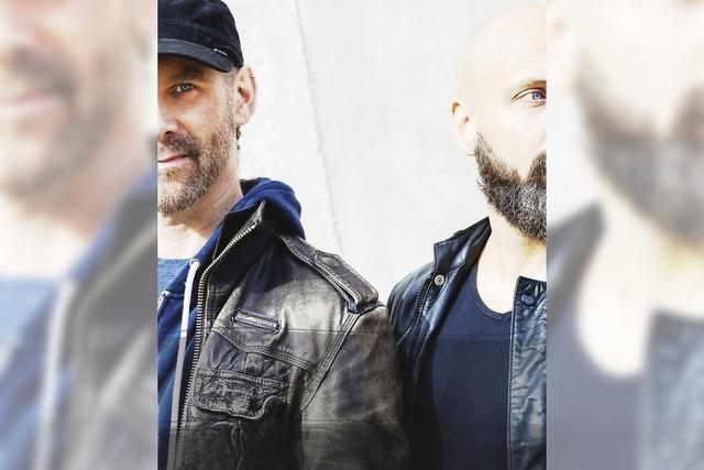 Das Duo Ullmann & Rehmann prsentiert rockige Songs und Eigenkompositionen an der Trotte