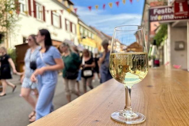 Ihringer Weintage gehen friedlich und frhlich zu Ende – trotz Hitzetagen