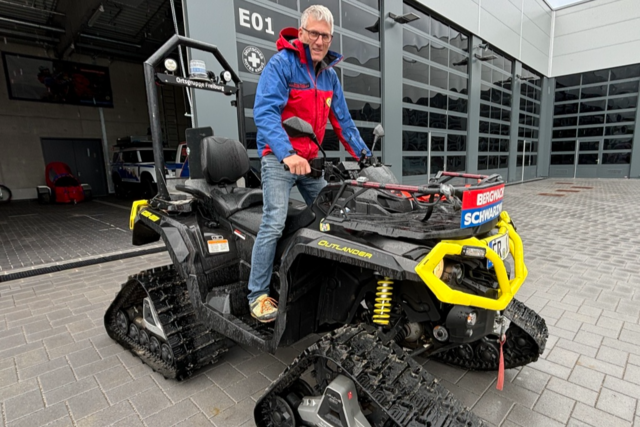 Dieser Mann rettet Verunglckte mit dem Bergwacht-Quad