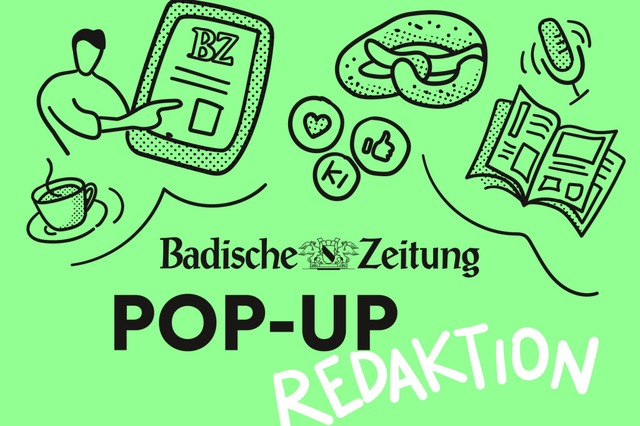 Wie arbeitet eine Lokalredaktion? Das ...uli in der BZ-Pop-Up-Redaktion lernen. | Foto: Karo Schrey Wie arbeitet eine Lokalredaktion? Das ...uli in der BZ-Pop-Up-Redaktion lernen. | Foto: Karo Schrey