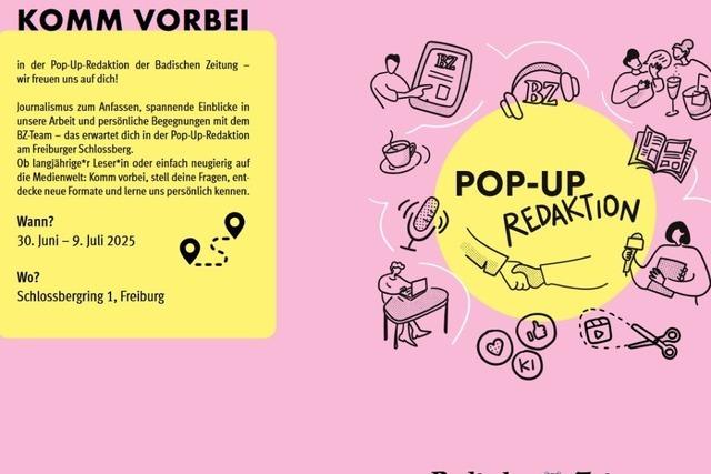 Das ist das Programm der BZ-Pop-Up-Redaktion
