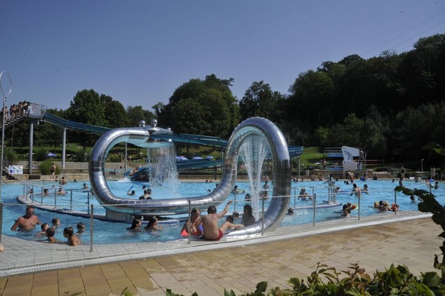 Ab ins Bad: Die Wasseraufbereitungsanlage funktioniert wieder. | Foto: Volker Münch Ab ins Bad: Die Wasseraufbereitungsanlage funktioniert wieder. | Foto: Volker Münch