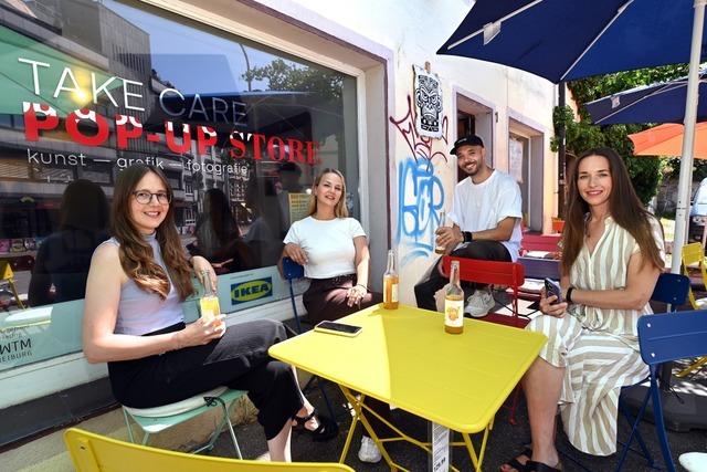 Die BZ-Pop-up-Redaktion freut sich über Ihren Besuch