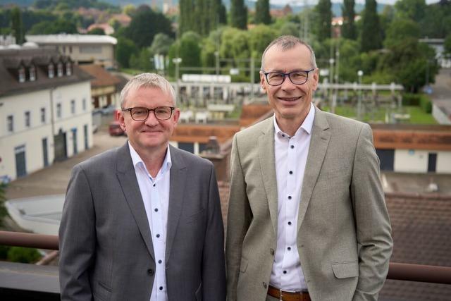 Das E-Werk Mittelbaden setzt auf Doppelspitze aus Bernhard Palm und Martin Wenz