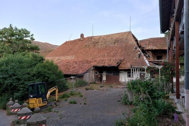 Zerfallener Hof in Horben wird abgerissen