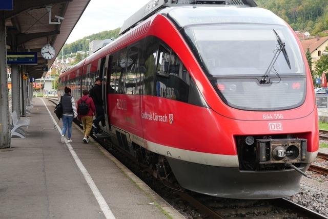 Bauarbeiten an der Hochrheinbahn im Kreis Lrrach nehmen Fahrt auf