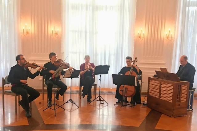 Concert Royal Kln: Zwiegesprch der Violinen beim Barockkonzert in St. Blasien