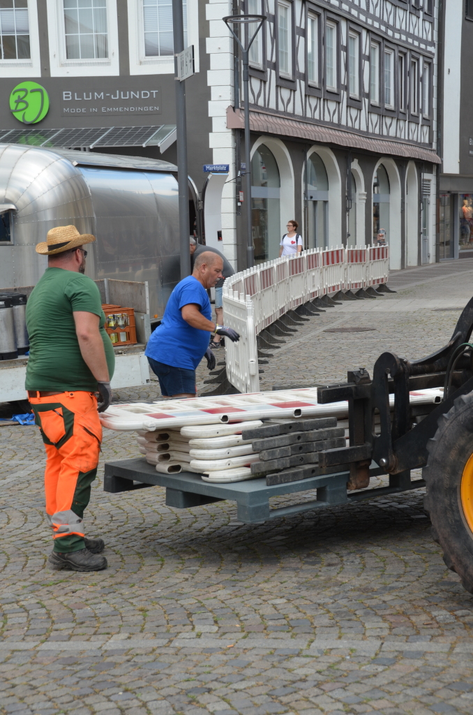 Aufbau der Streckenbarrieren Aufbau der Streckenbarrieren